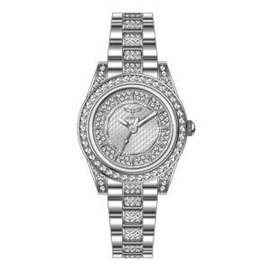 Silver Bracelet Invicta Wildflower Glam Rhinestone Jewelry Watch NWT